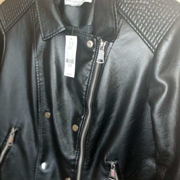 Brand New New York & Company Faux Leather Jacket - Picture 4 of 15